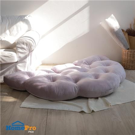 เบาะรองนั่ง HOME LIVING STYLE FLOWER 34x43 นิ้ว สีม่วง_4