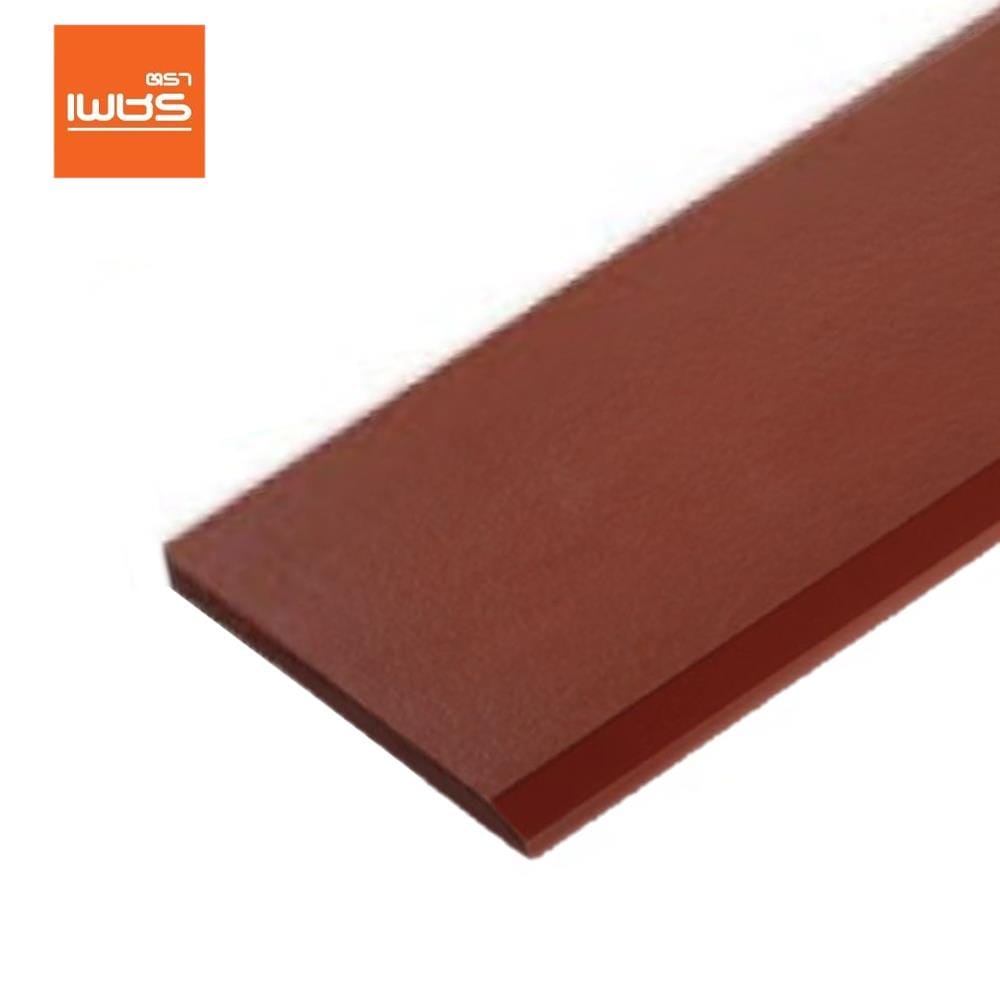 ไม้เชิงชาย ตราเพชร 15x300x1.6 ซม. สีแดงทับทิม