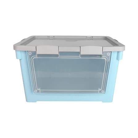 กล่องเก็บของฝาหน้า STACKO VIVE 62X41.7X36.9 ซม. สีฟ้า_1