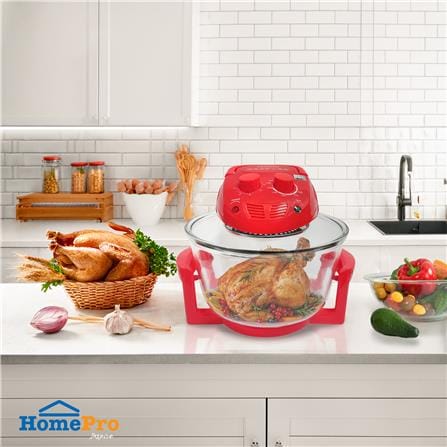 หม้ออบลมร้อน HOMMII HB-8015 12 ลิตร สีแดง_5