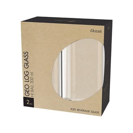 แก้วน้ำ 300 มล. OCEAN GLASS GEO LOG แพ็ก 2 ใบ_2