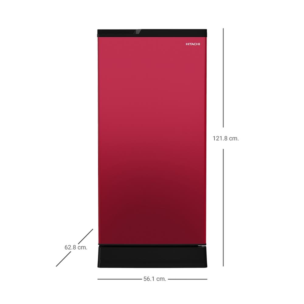ตู้เย็น 1 ประตู HITACHI HR1S5188MNPMRTH 6.6 คิว สีแดง
