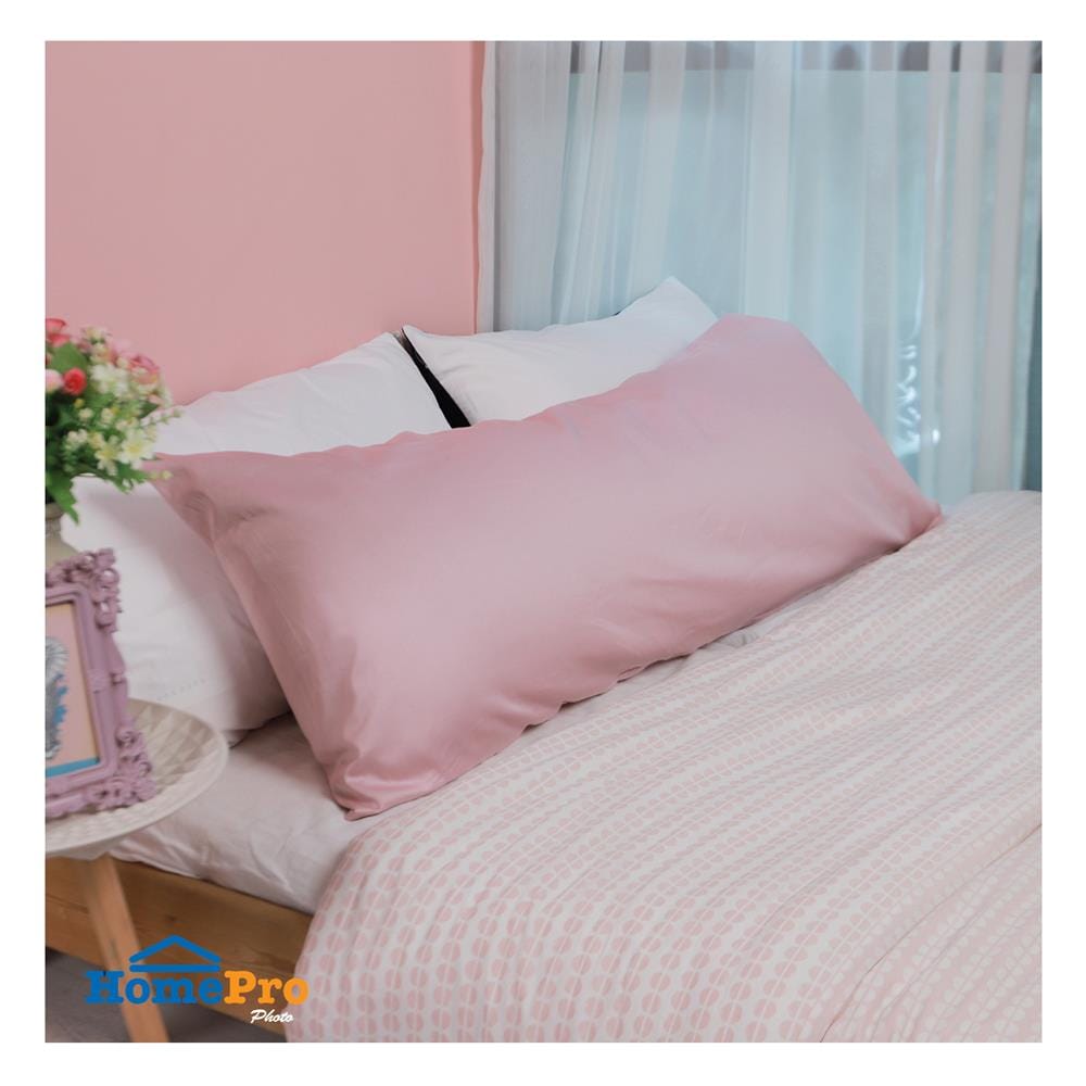 ปลอกหมอน BODY HOME LIVING STYLE CT SATEEN สีชมพู