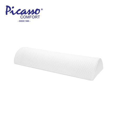 หมอนสุขภาพ ยางพารา PICASSO HALF MOON 60x20x10 ซม. สี WHITE