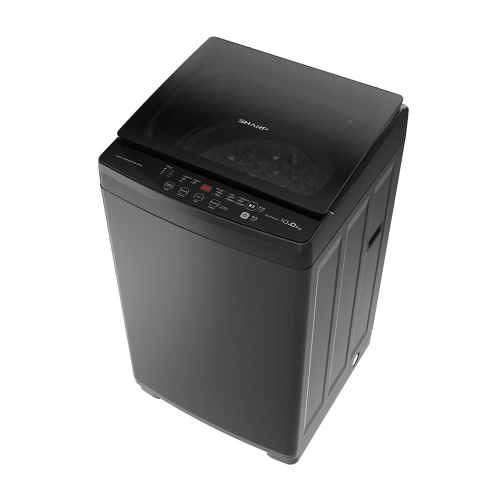 เครื่องซักผ้าฝาบน SHARP ES-W10N-GY 10 กก. สีเทา