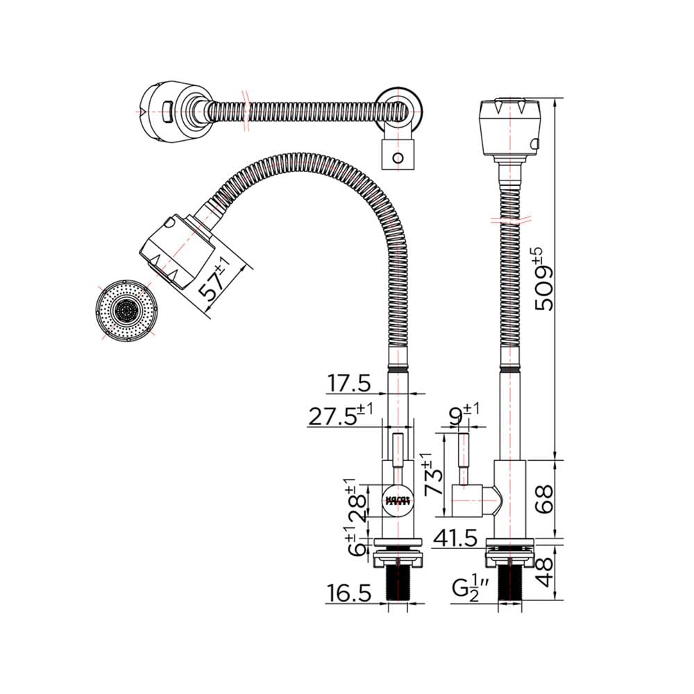 ก๊อกซิงค์เดี่ยวเคาน์เตอร์ KARAT FAUCET KF-79-519-63