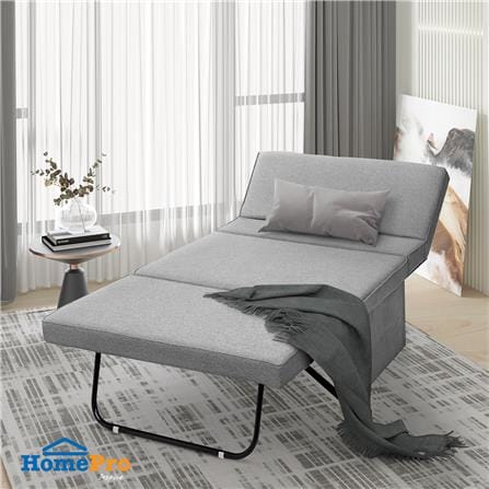 เตียงพับปรับระดับได้ HOME LIVING STYLE CLOUDY 104X199x40 ซม. สี SMOKE_14