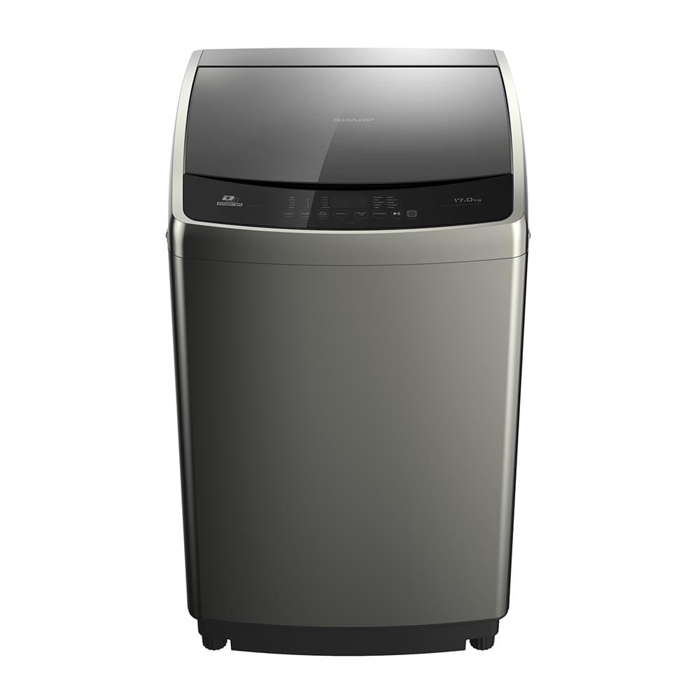 เครื่องซักผ้าฝาบน SHARP ES-WJX17-GY 17 กก. อินเวอร์เตอร์ สีไทเทเนียม