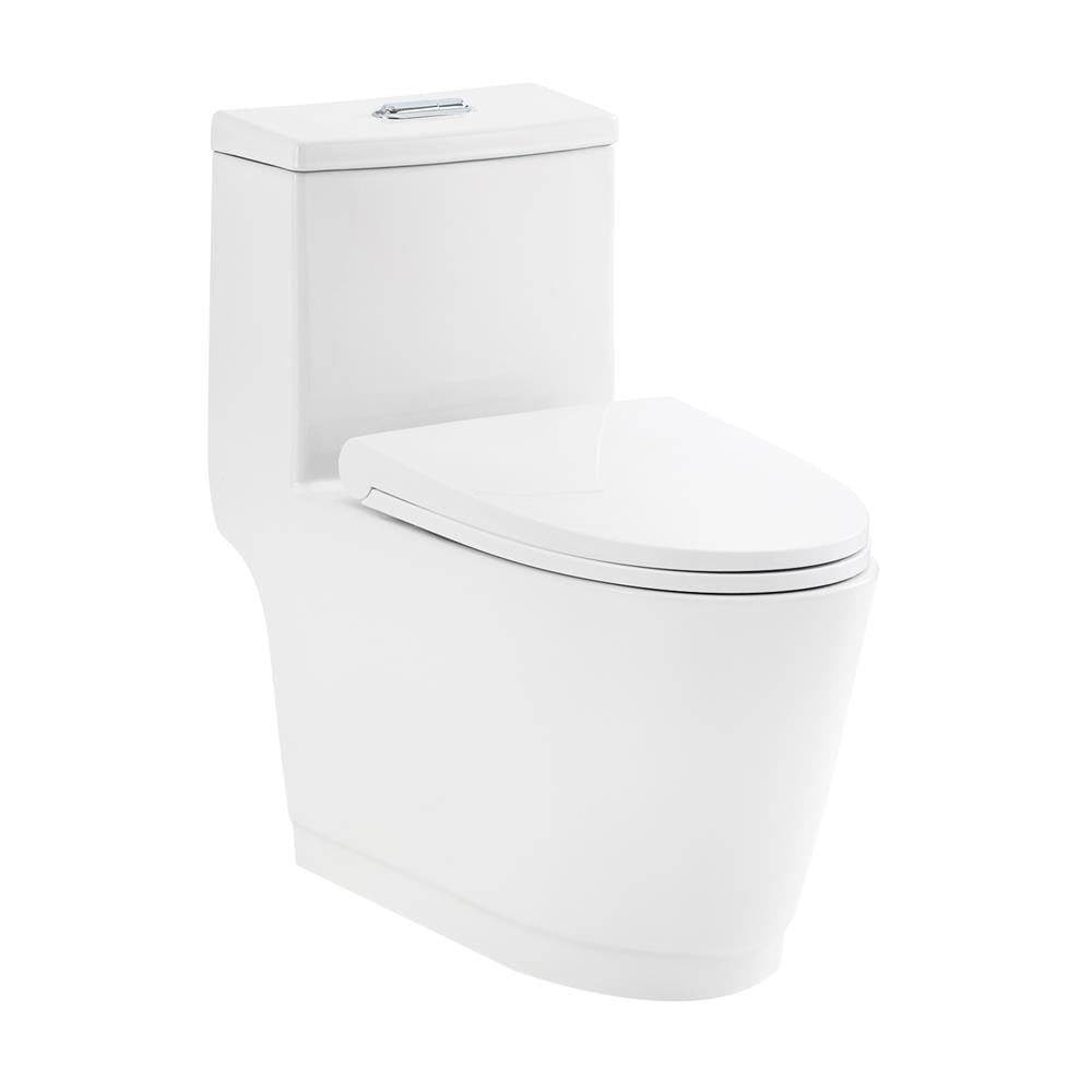 สุขภัณฑ์ 1 ชิ้น HAFELE 495.61.480 3/6 ลิตร สีขาว