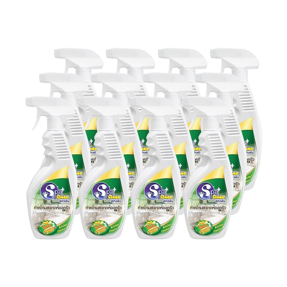 น้ำยาขจัดคราบไขมันพื้นผิวในครัว SPACLEAN 500 มล. แพ็ก 12 ชิ้น
