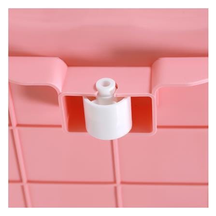กล่องเก็บของล้อเลื่อน STACKO 70X51X46 ซม. 110 ลิตร สีชมพู_5