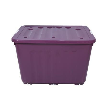 กล่องเก็บของล้อเลื่อน 160 ลิตร STACKO 79x58.8x51.5 ซม. สีม่วง_2