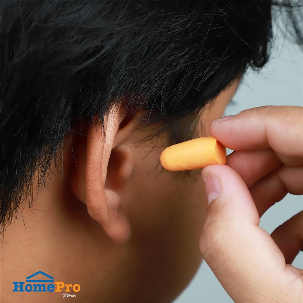 ที่อุดหูโฟม ไม่มีสาย DEXZON RD174B สีส้ม แพ็ก 20 คู่