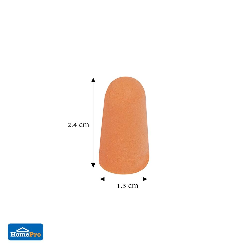 ที่อุดหูโฟม ไม่มีสาย DEXZON RD174A สีส้ม แพ็ก 1 คู่