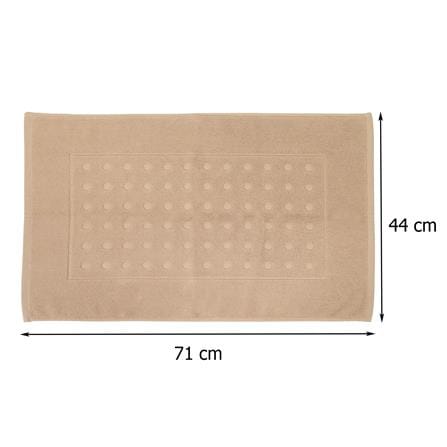พรมขนหนู HOME LIVING STYLE POLKA 17X28 นิ้ว สีน้ำตาล_7