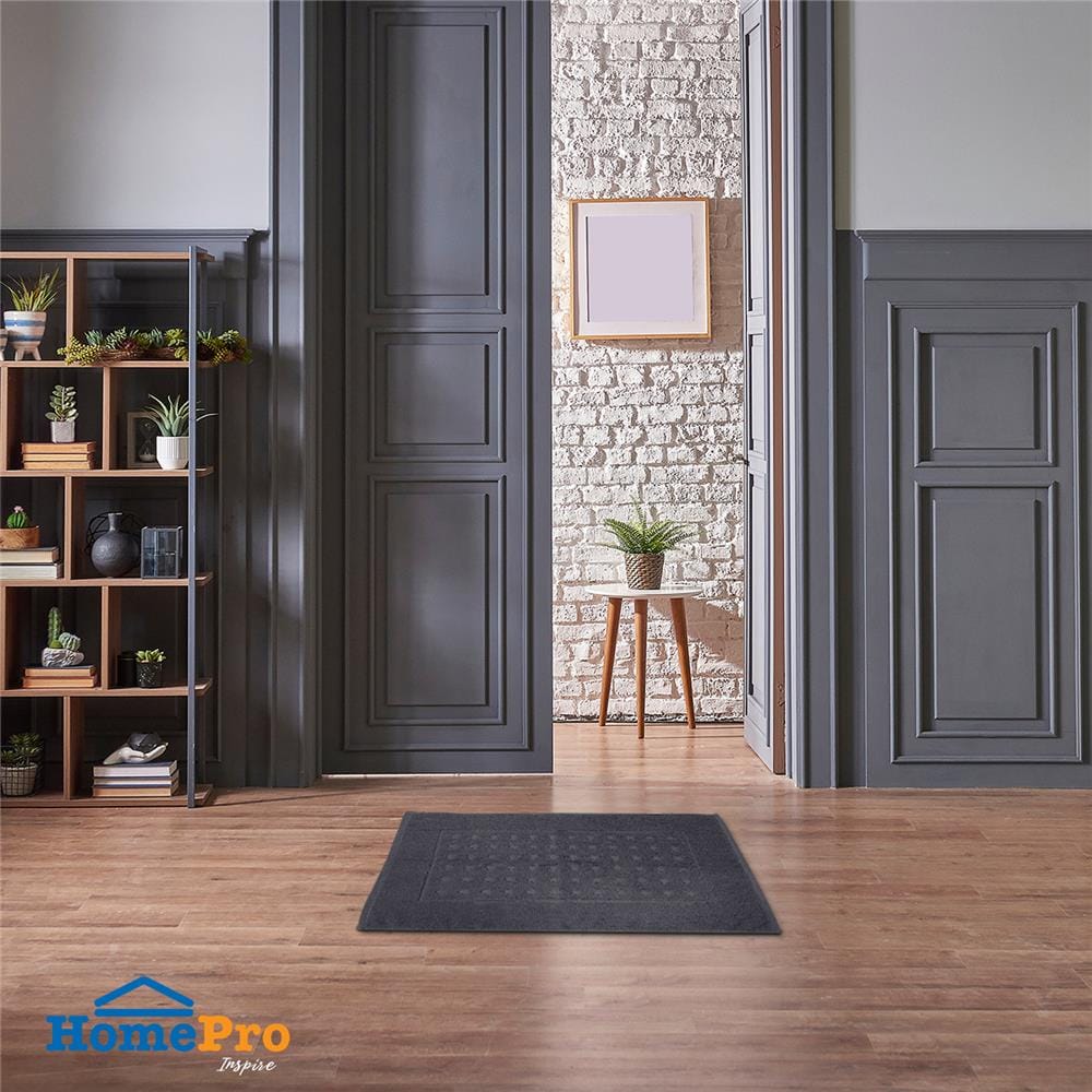 พรมขนหนู HOME LIVING STYLE POLKA 17X28 นิ้ว สีน้ำเงิน