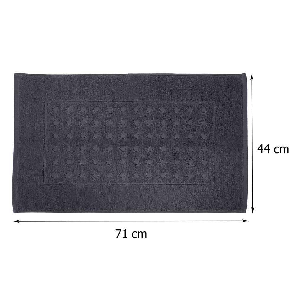 พรมขนหนู HOME LIVING STYLE POLKA 17X28 นิ้ว สีน้ำเงิน