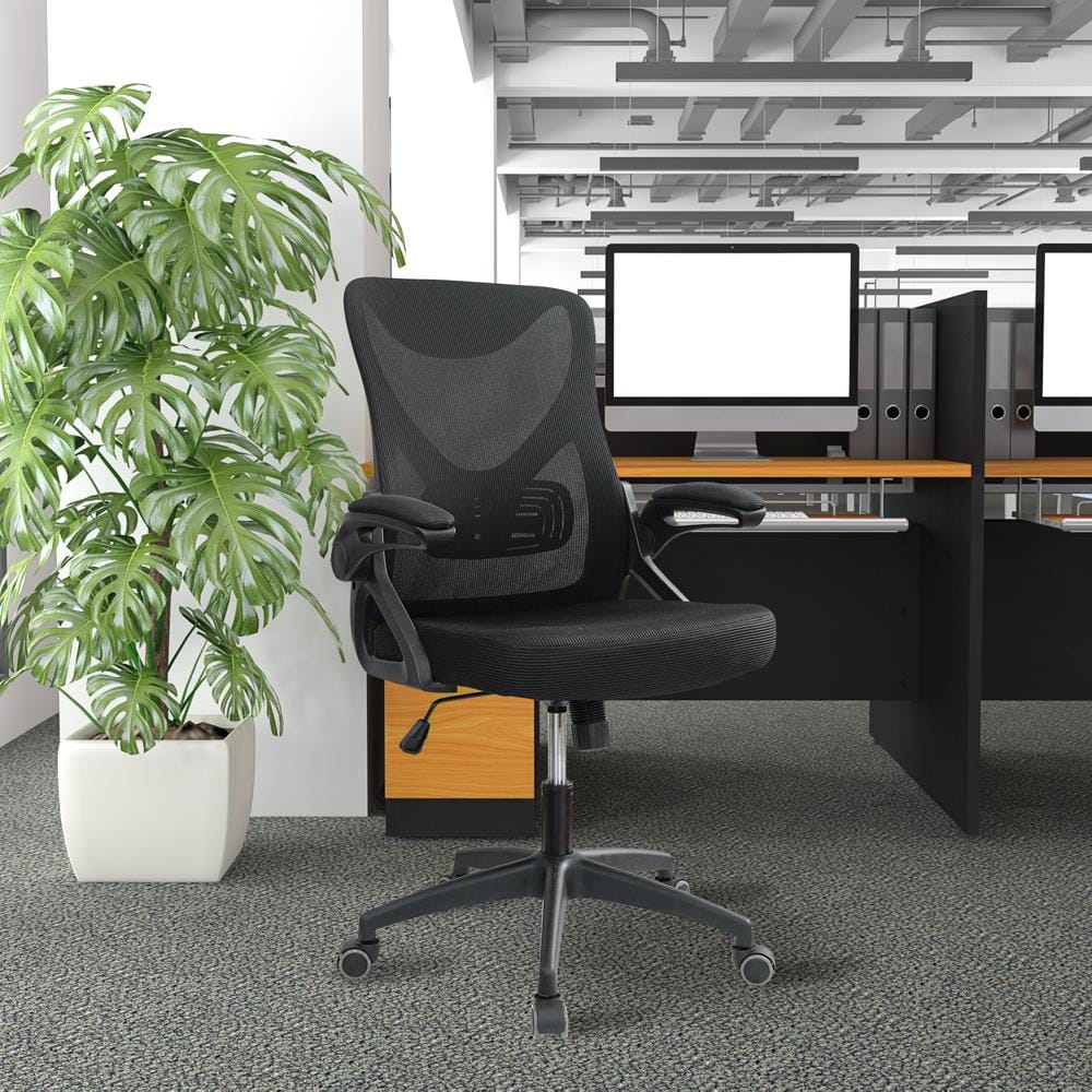 เก้าอี้สำนักงาน SURE FALCON PL-1712L สีดำ