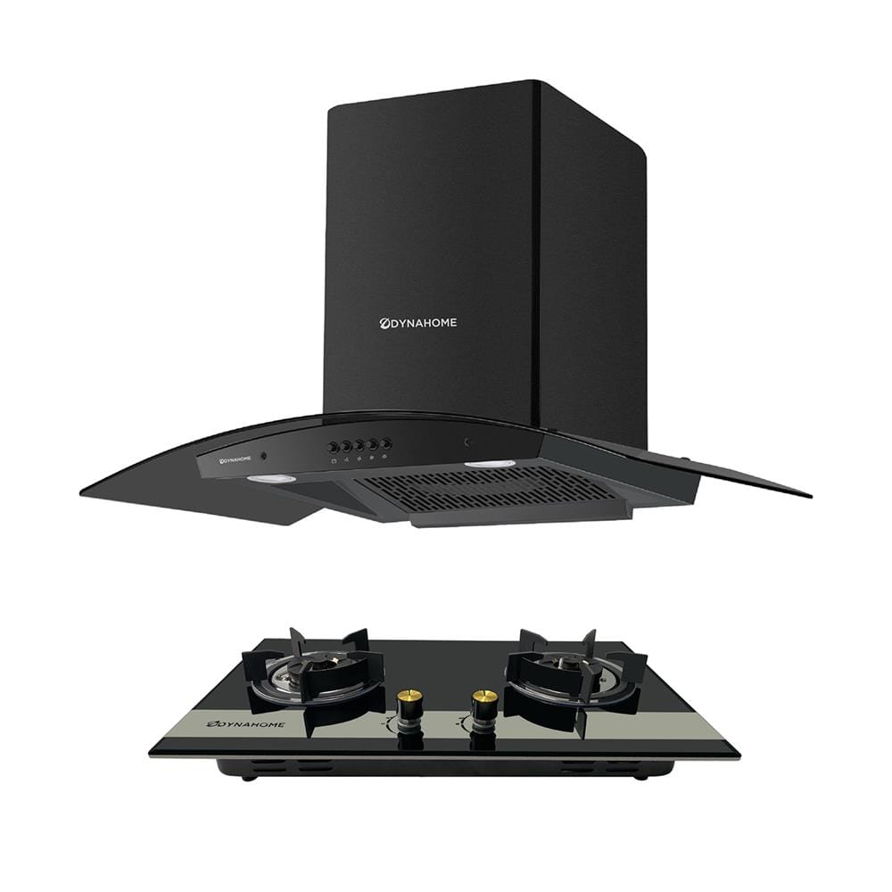 เตาฝัง+เครื่องดูดควัน DYNA HOME DH-2000G+DH-800-BK
