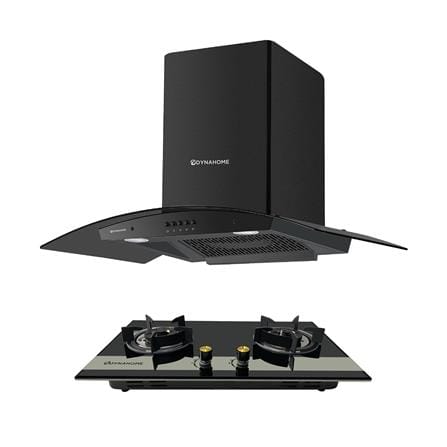 เตาฝัง+เครื่องดูดควัน DYNA HOME DH-2000G+DH-800-BK_0