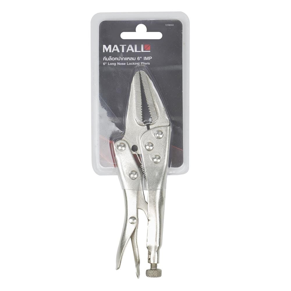 คีมล็อกปากแหลม MATALL 6 นิ้ว