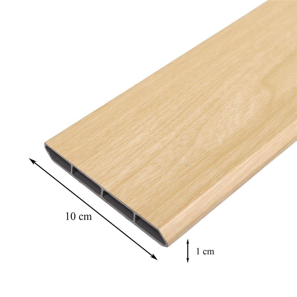บัวพื้น PVC CROBERN 10x240x1 ซม. สีเมเปิ้ล