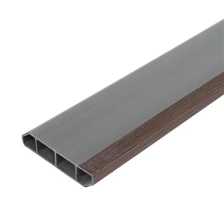 บัวพื้น PVC CROBERN 7.5x240x1.5 ซม. สีไม้สัก_2