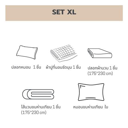 ชุดผ้าปูที่นอน 3.5 ฟุต 5 ชิ้น BENEATH DARK GREEN_8