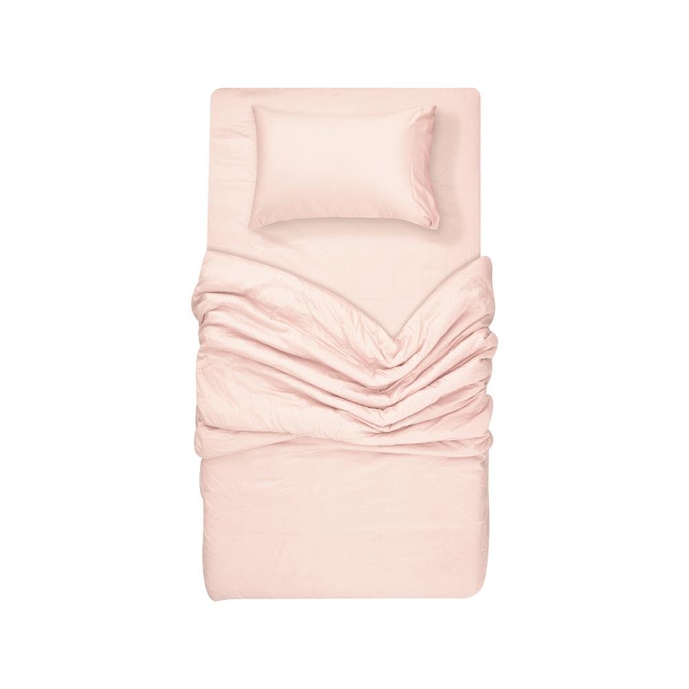 ชุดผ้าปูที่นอน 3.5 ฟุต 4 ชิ้น BENEATH PEONY PINK สีชมพู