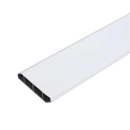 บัวพื้น PVC CROBERN 7.5x240x1.5 ซม. สีขาว_0