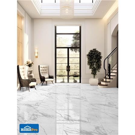 กระเบื้องพื้นพอร์ซเลน 60x60 ซม. TARA พาริช II ไวท์ A 1.44M2_4