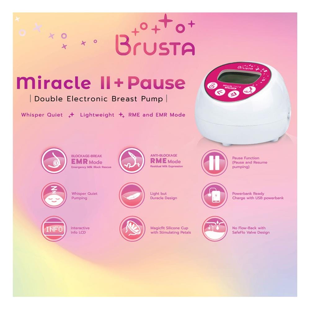 เครื่องปั๊มนม BRUSTA Miracle Two Plus Pause size 21 mm._3