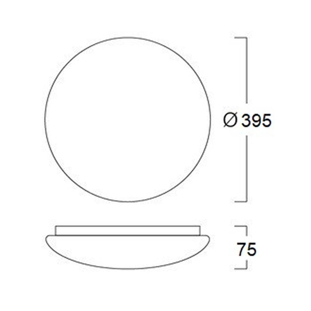 ไฟเพดาน LED LUMAX 03-A1373 15.5 นิ้ว 36 วัตต์ DAYLIGHT/COOL WHITE/WARM WHITE สีขาว