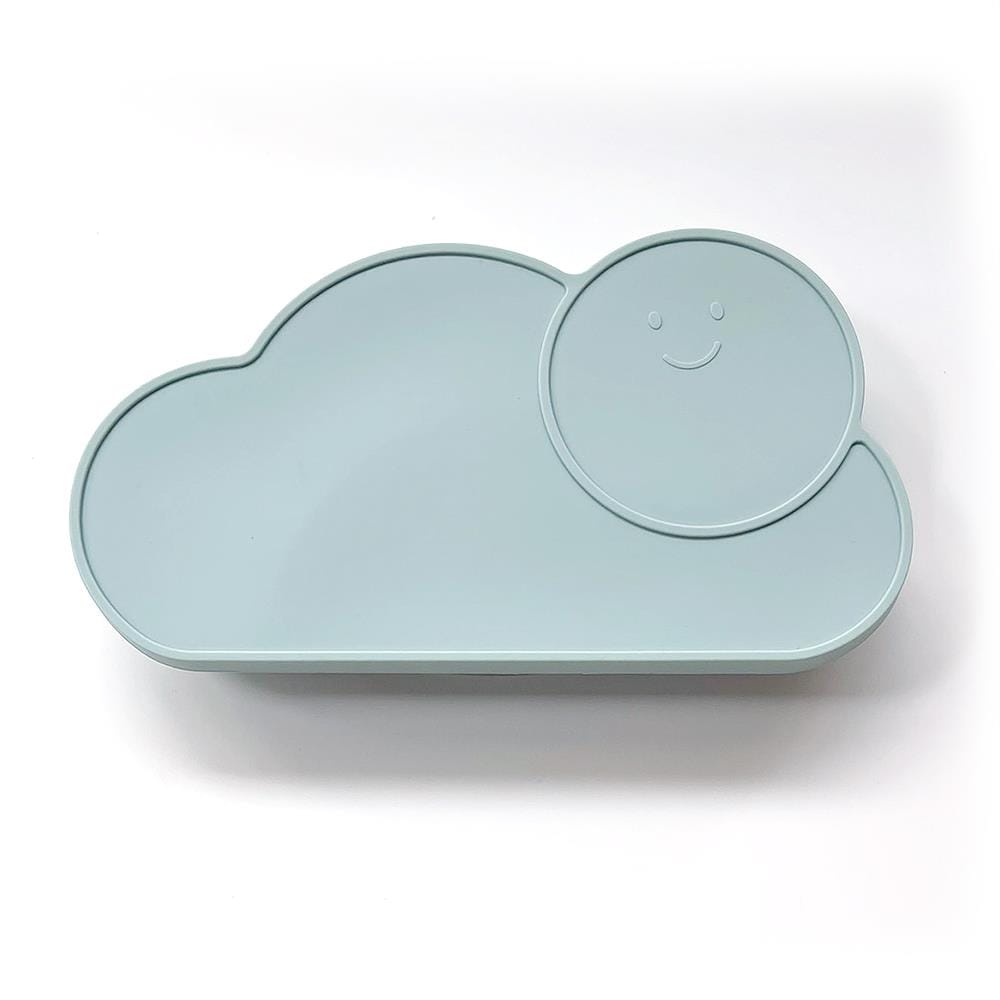 ก้อนเมฆ ฟ้า จานก้นดูดซิลิโคนใส่อาหารเด็ก แกรนด์มัม Cloud PlatCloud Plat_1