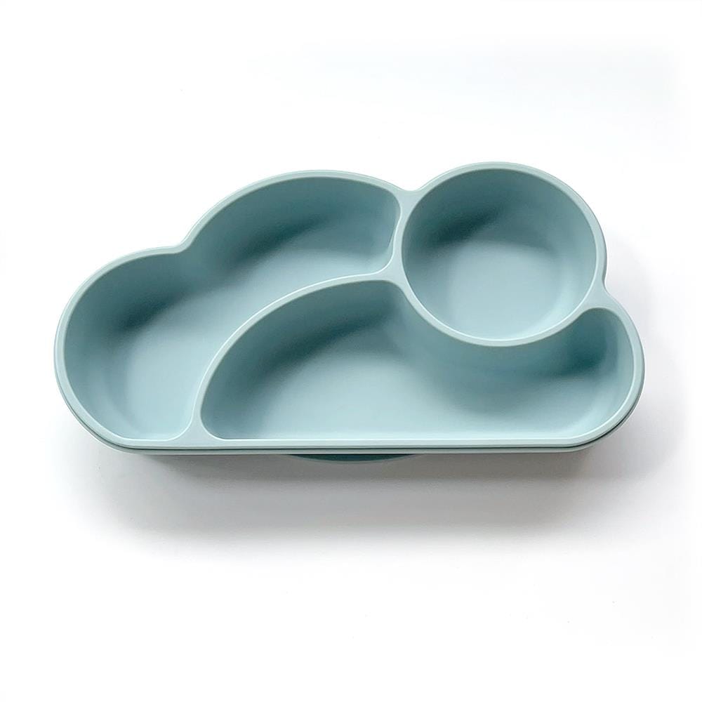 ก้อนเมฆ ฟ้า จานก้นดูดซิลิโคนใส่อาหารเด็ก แกรนด์มัม Cloud PlatCloud Plat_2
