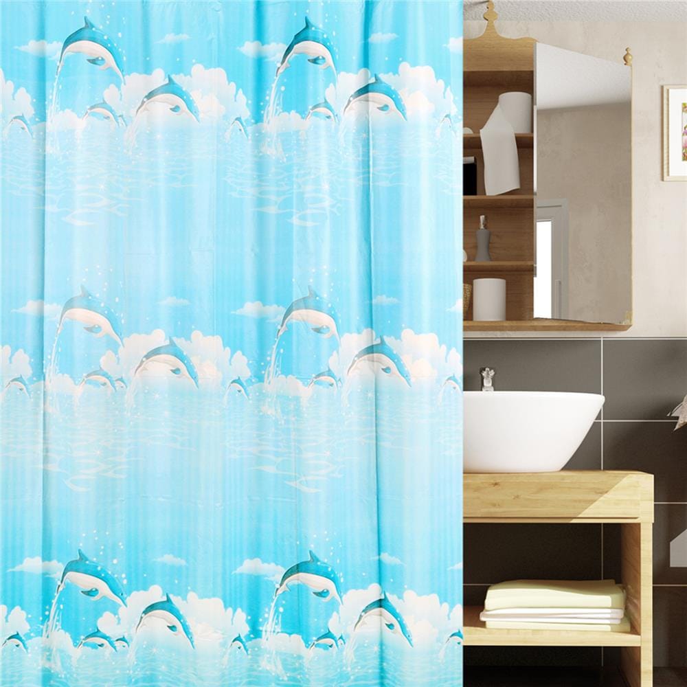 ม่านห้องน้ำ PEVA WSP SCP-18/U8074 180X180 ซม.