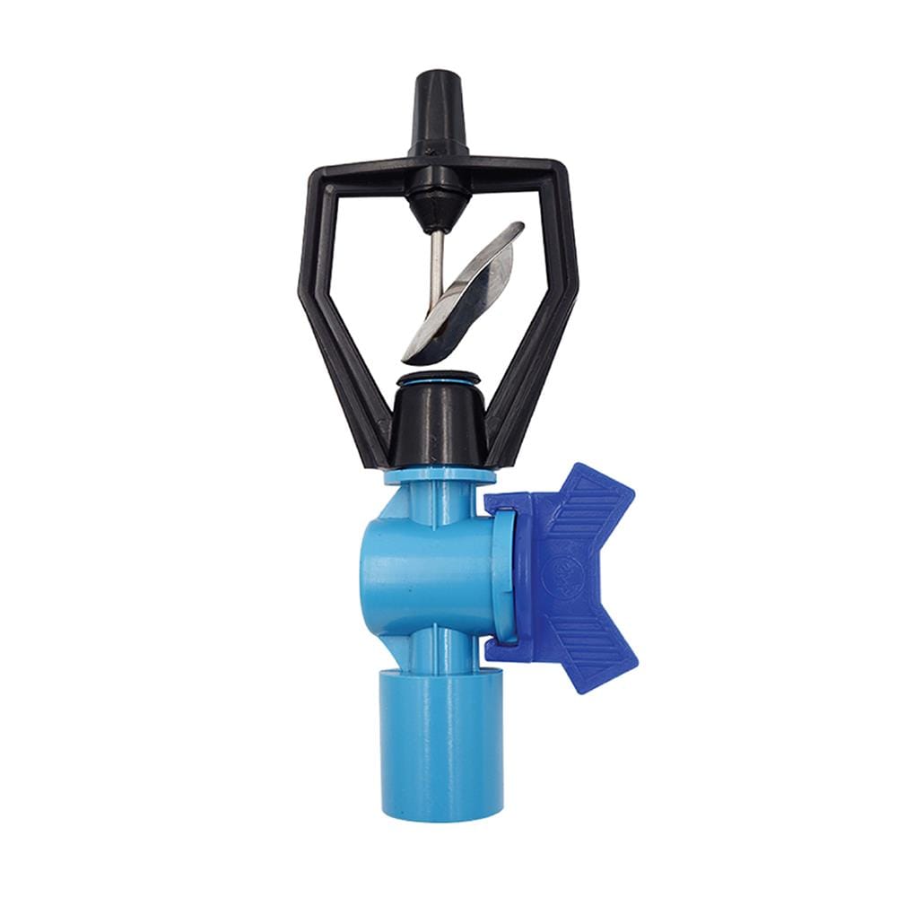 สปริงเกอร์ใบสเตนเลส หมุนรอบ พร้อมวาล์ว PVC TOWAI 1/2 นิ้ว แพ็ก 100 ชิ้น