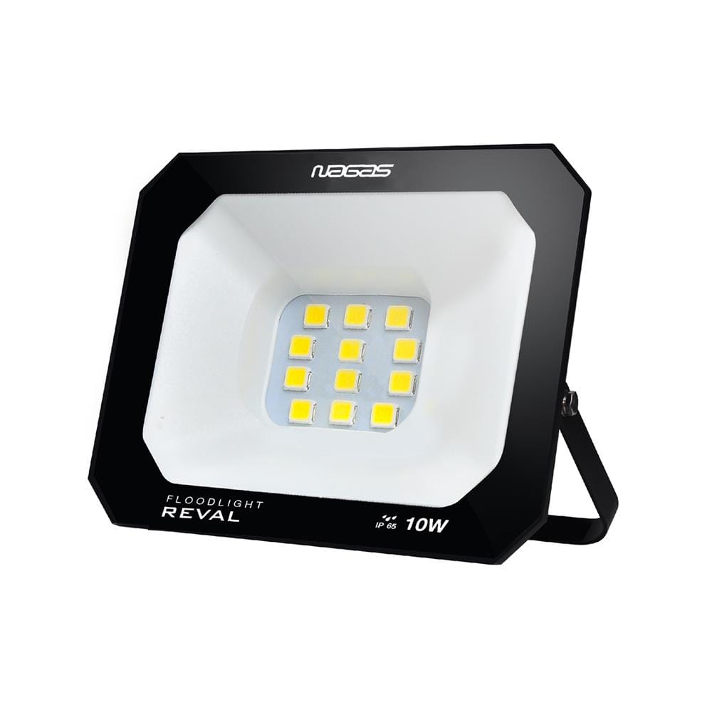 สปอตไลท์ภายนอก LED NAGAS REVAL 10 วัตต์ DAYLIGHT สีดำ