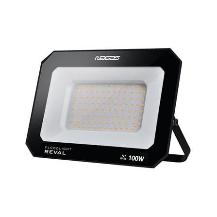 สปอตไลท์ภายนอก LED NAGAS REVAL 100 วัตต์ WARM WHITE สีดำ