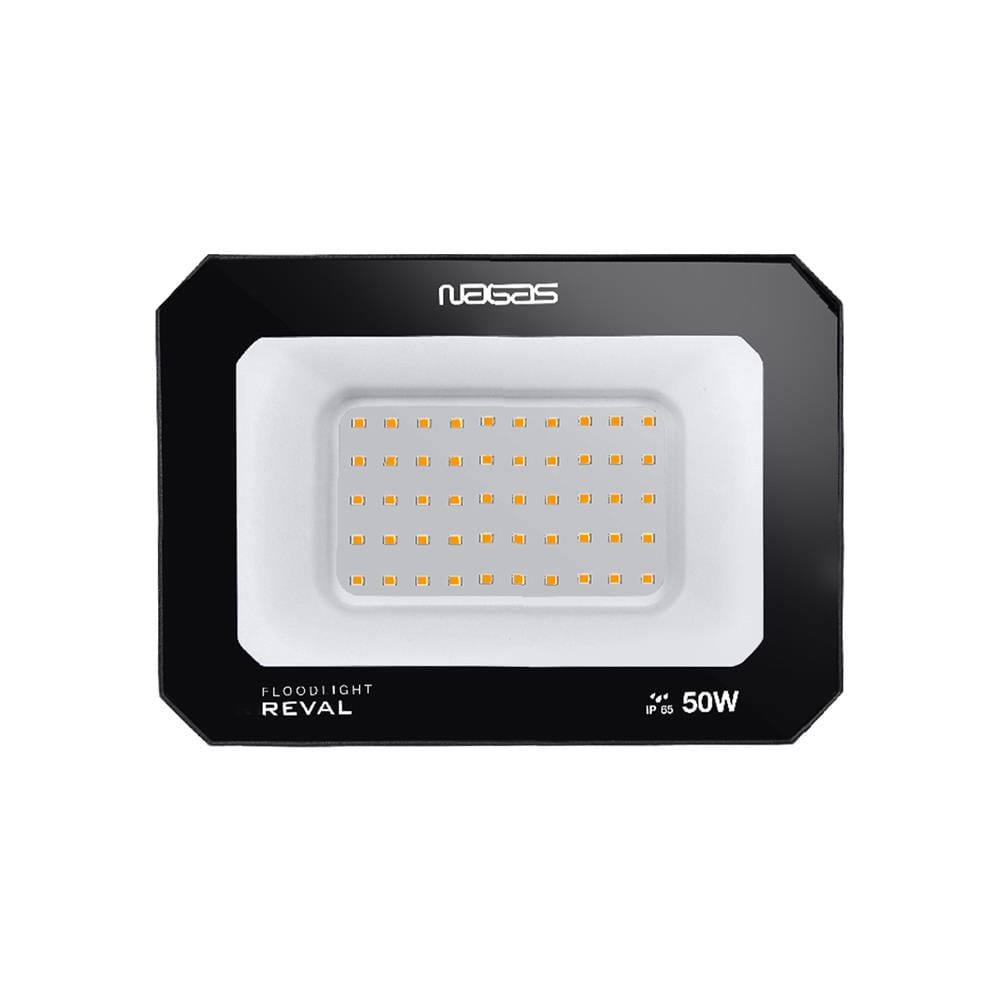 สปอตไลท์ภายนอก LED NAGAS REVAL 50 วัตต์ WARM WHITE สีดำ