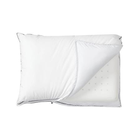 หมอนหนุน ไมโครเจล SANTAS MICROGEL HYBRID PLUS 19x29 นิ้ว สีขาว_2
