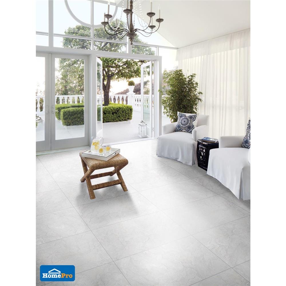กระเบื้องพื้น 60x90 ซม. TARA เบอร์ลิไนต์ เทาอ่อน 1.08 ตร.ม.