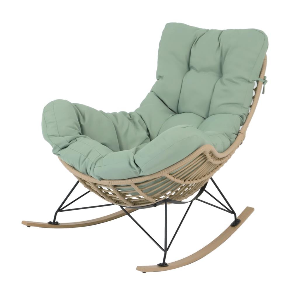 เก้าอี้พักผ่อน SPRING ROCKING SERENE สีเขียว_1