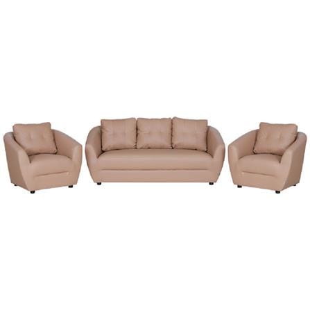 ชุดโซฟา 5 ที่นั่ง AS FURNITURE ROOF LCRD01 PVC สีครีม_0