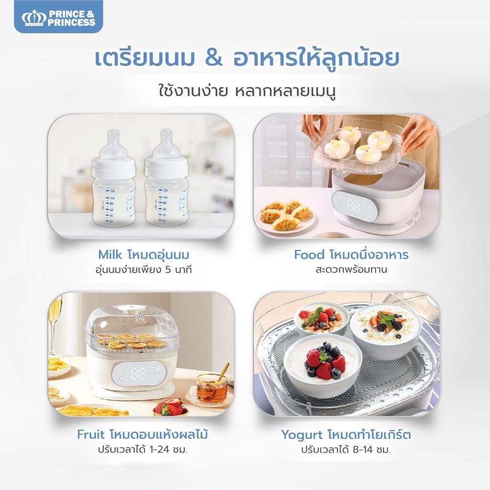 เครื่องนึ่งขวดนม PRINCE & PRINCESS_2