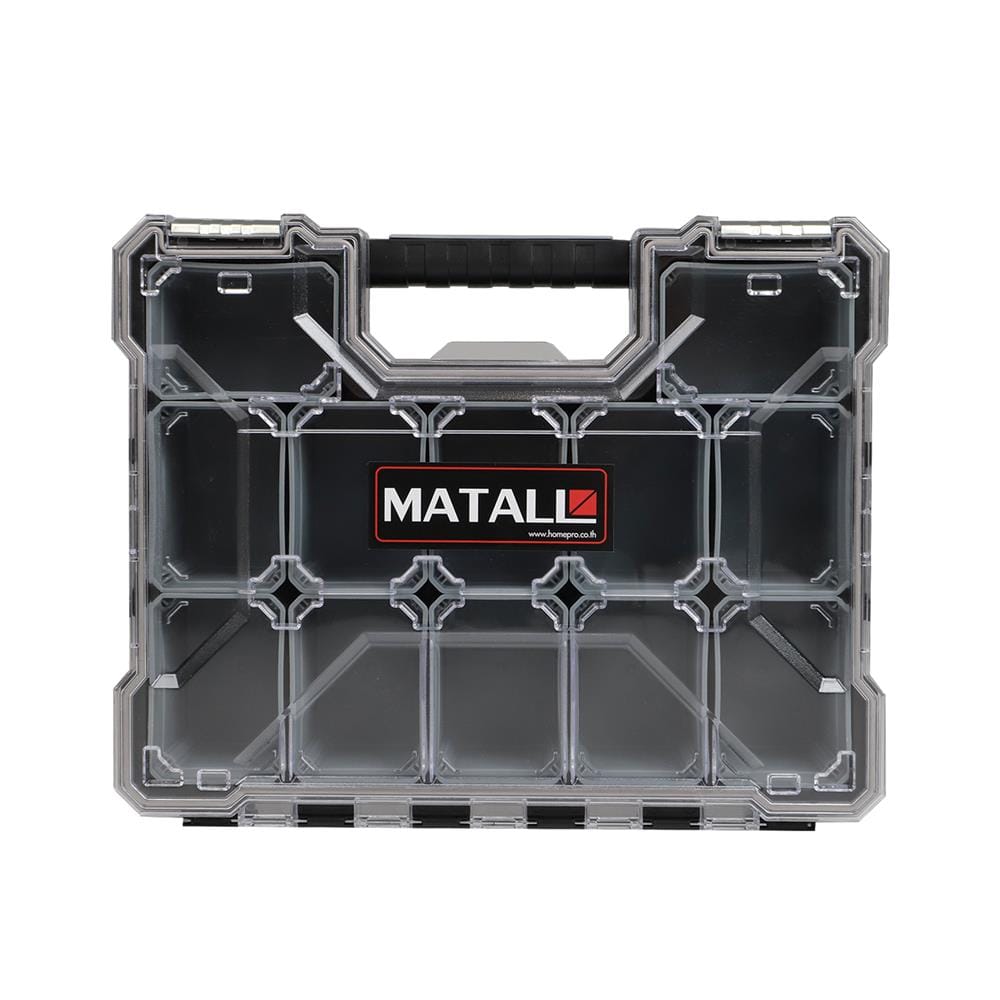 กล่องเครื่องมือ DIY MATALL HL3086-E 12 ช่อง สีเทา_0