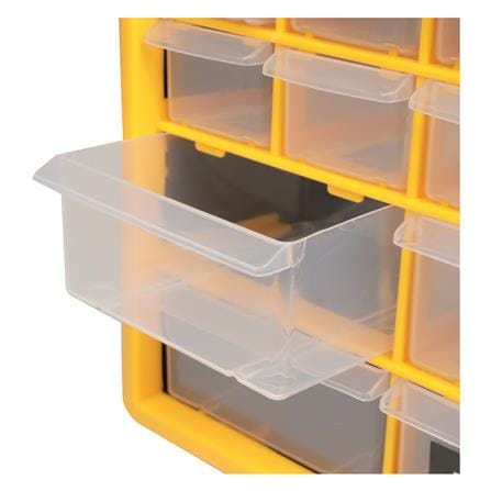 กล่องเครื่องมือ DIY MATALL HL3045-B 12 ช่อง สีเหลือง_2