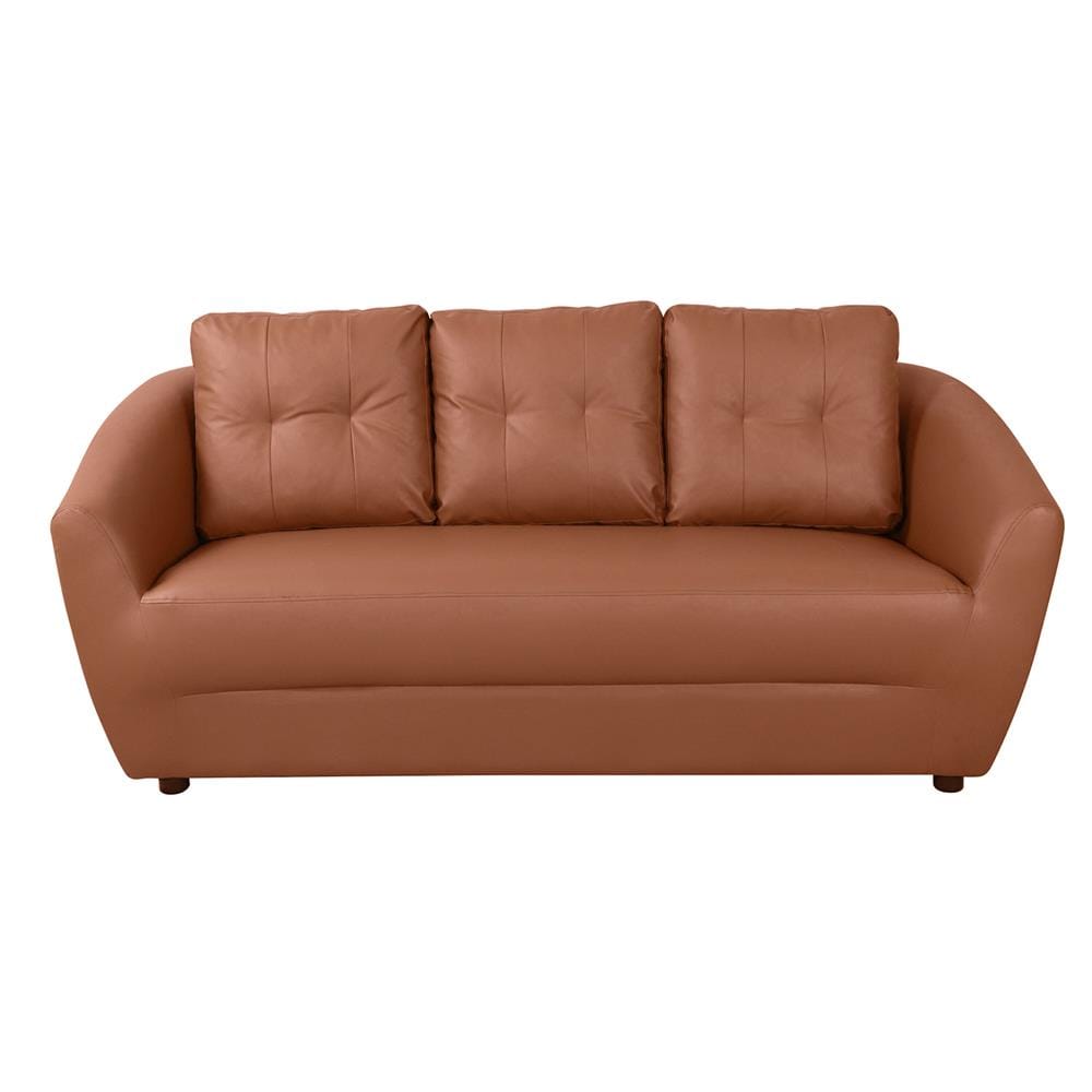 ชุดโซฟา 5 ที่นั่ง AS FURNITURE ROOF LBWD41 PVC สีน้ำตาลอ่อน