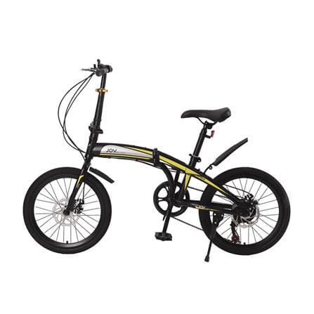 จักรยานพับ 20 นิ้ว JOY BICYCLE SPACE สีเหลือง_1