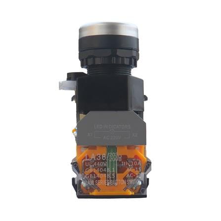 สวิตช์ปุ่มกด LED CT ELECTRIC LA38-11D/YE 22 มม. สีเหลือง_3